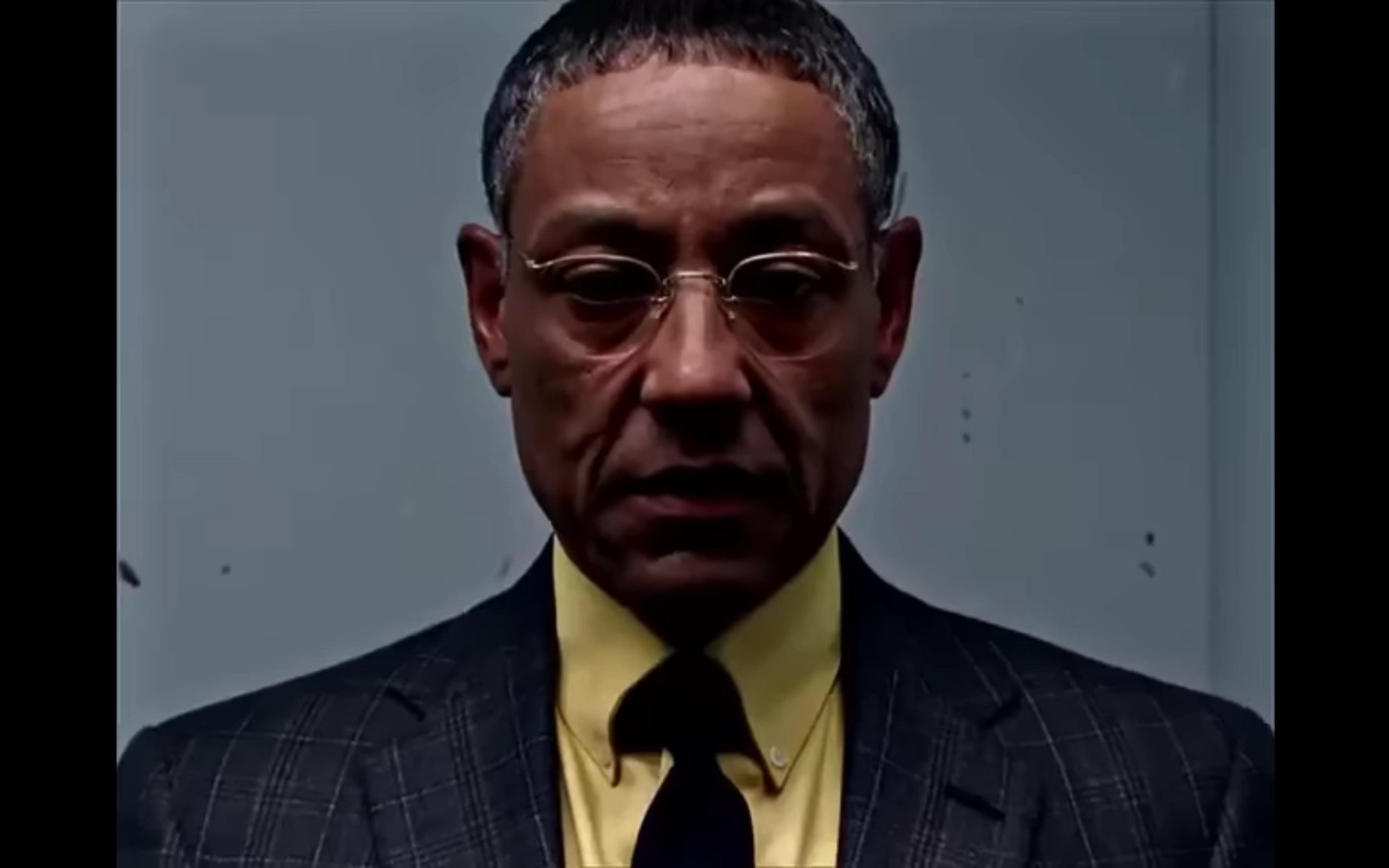 Photo of Gustavo from Better Call Saul staring blankly