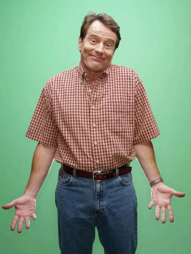 Malcom in the Middle dad shrugging